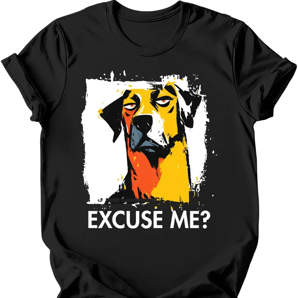 Rhodesian Ridgeback excuse me tee black