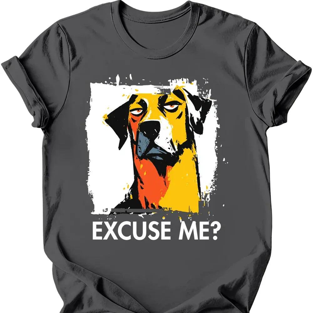 Rhodesian Ridgeback excuse me tee charcoal
