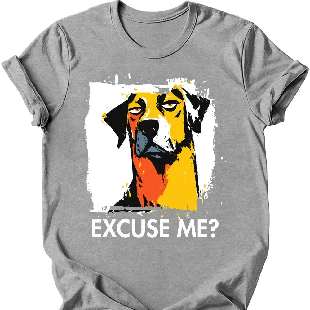Rhodesian Ridgeback excuse me tee sport grey