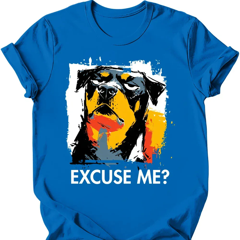Rottweiler excuse me tee royal