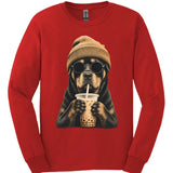 Rottweiler - Hipster Dog Long Sleeve