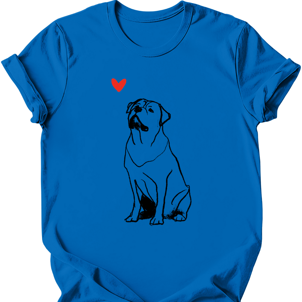 Rottweiler sketch tee royal