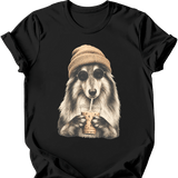Rough Collie - Hipster Dog T-Shirt