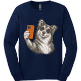 Rough Collie - Selfie Dog Long Sleeve