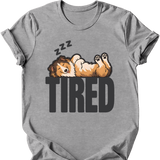 Rough Collie - Tired Dog T-Shirt