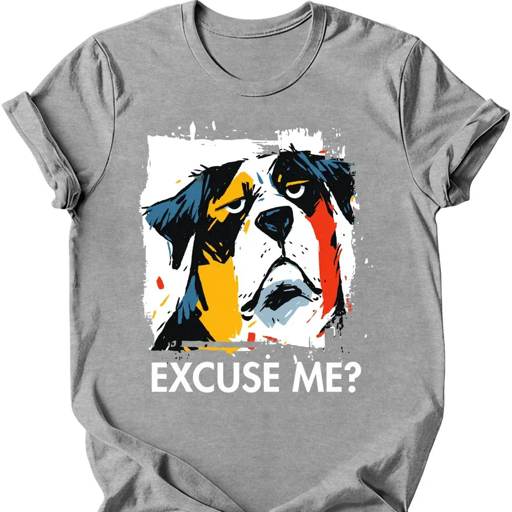 Saint Bernard excuse me tee sport grey