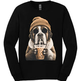 Saint Bernard - Hipster Dog Long Sleeve