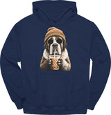 Saint Bernard - Hipster Dog Hoodie