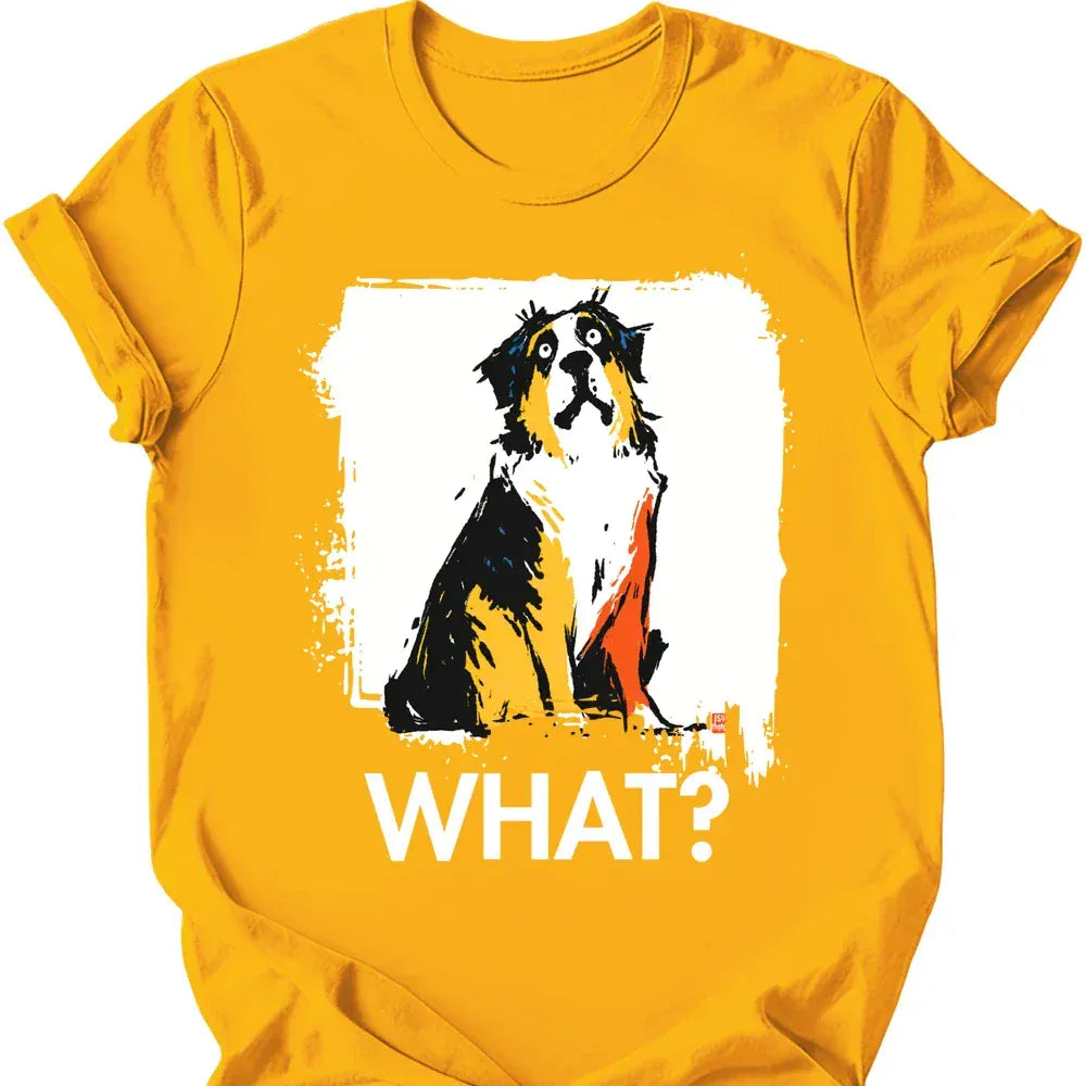 Saint Bernard what dog tee gold color