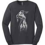 Saluki - Tilted Dog Long Sleeve