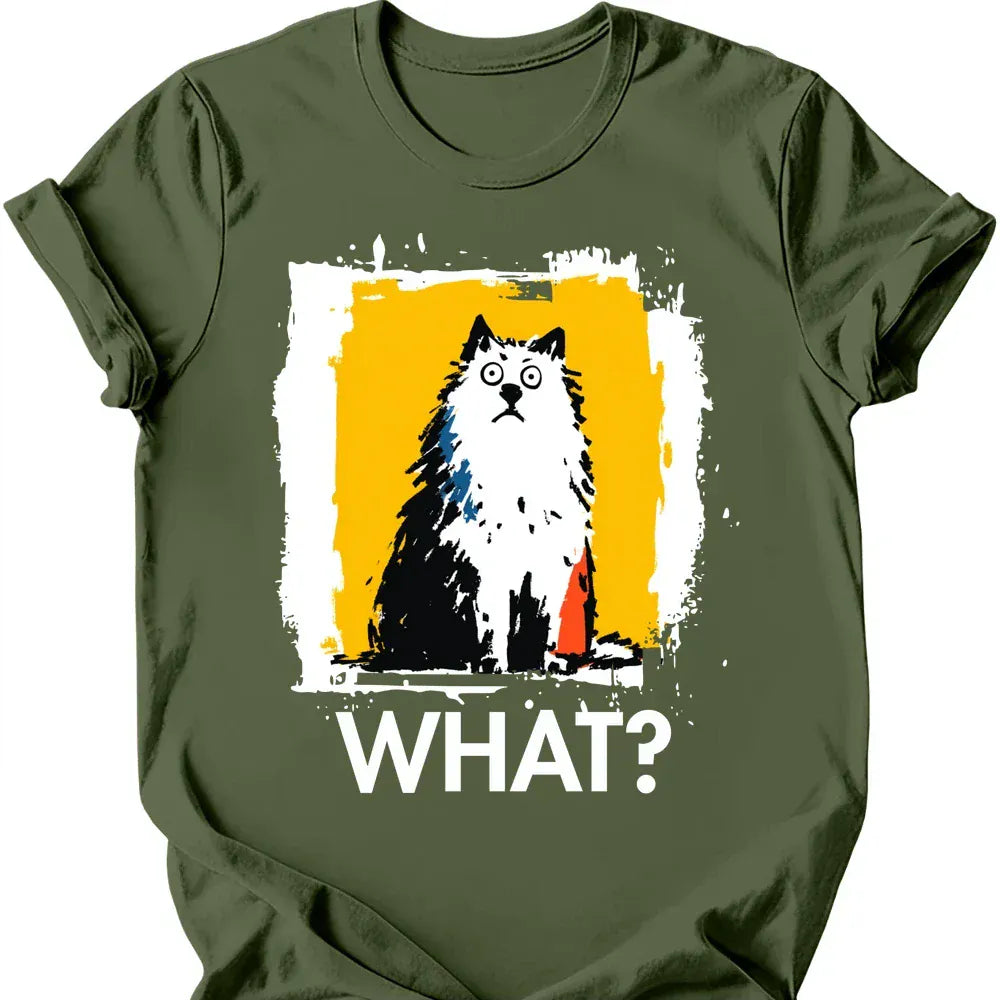 Samoyed what tee military green