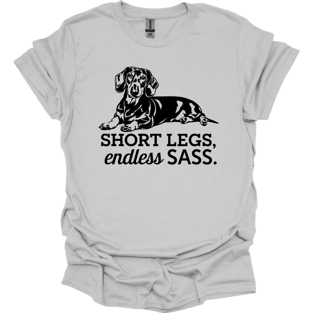 sassy dachshund 1 shirt ice grey