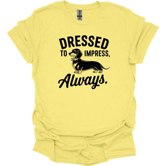 sassy dachshund 17 shirt cornsilk