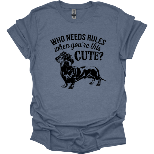 sassy dachshund 18 shirt heather indigo