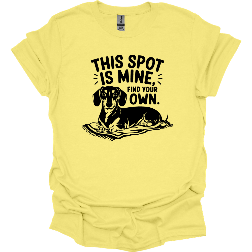 sassy dachshund 19 shirt cornsilk