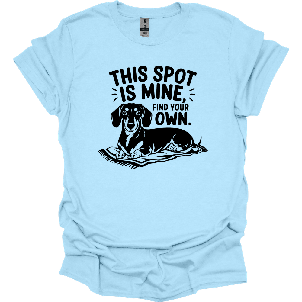 sassy dachshund 19 shirt light blue