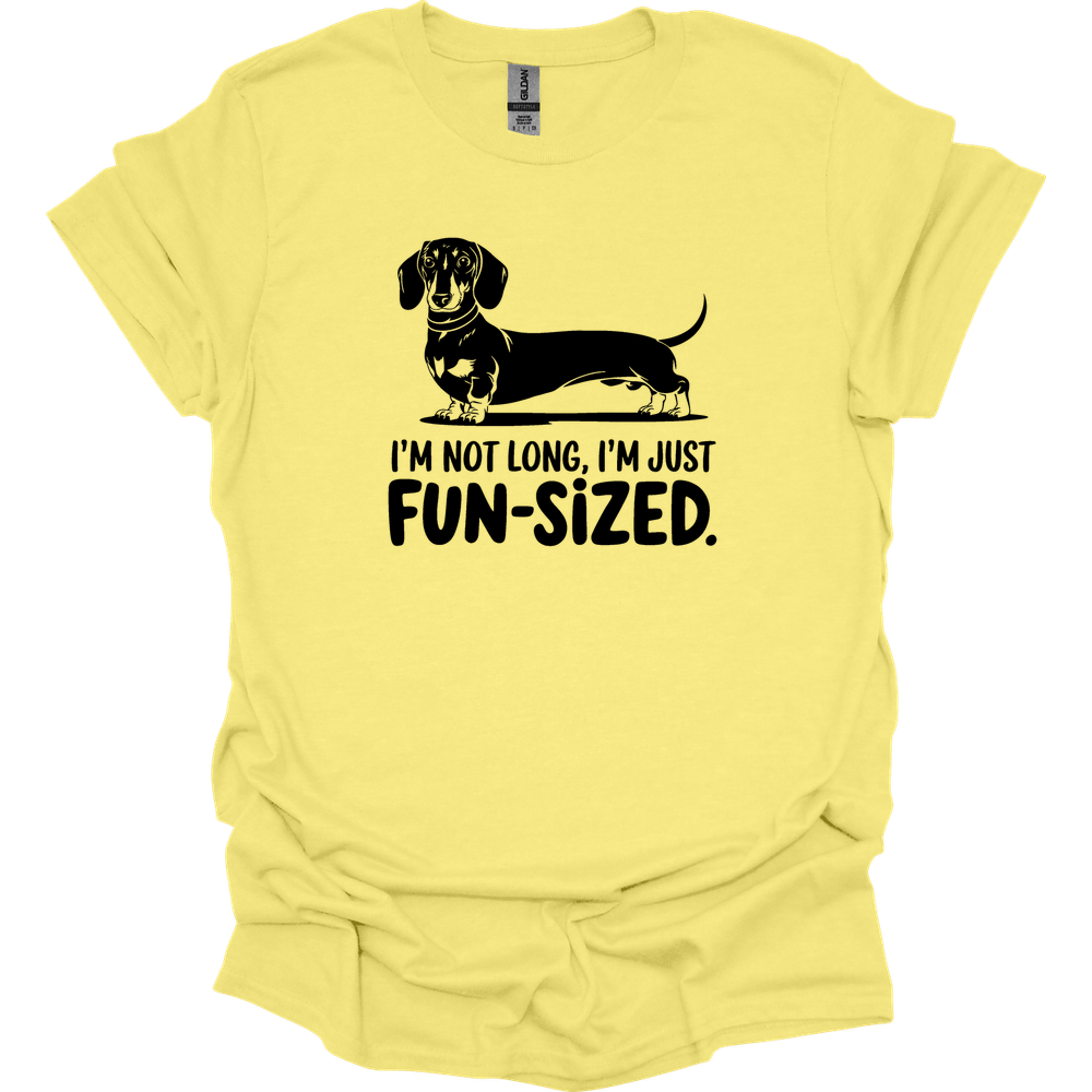 sassy dachshund 2 shirt cornsilk