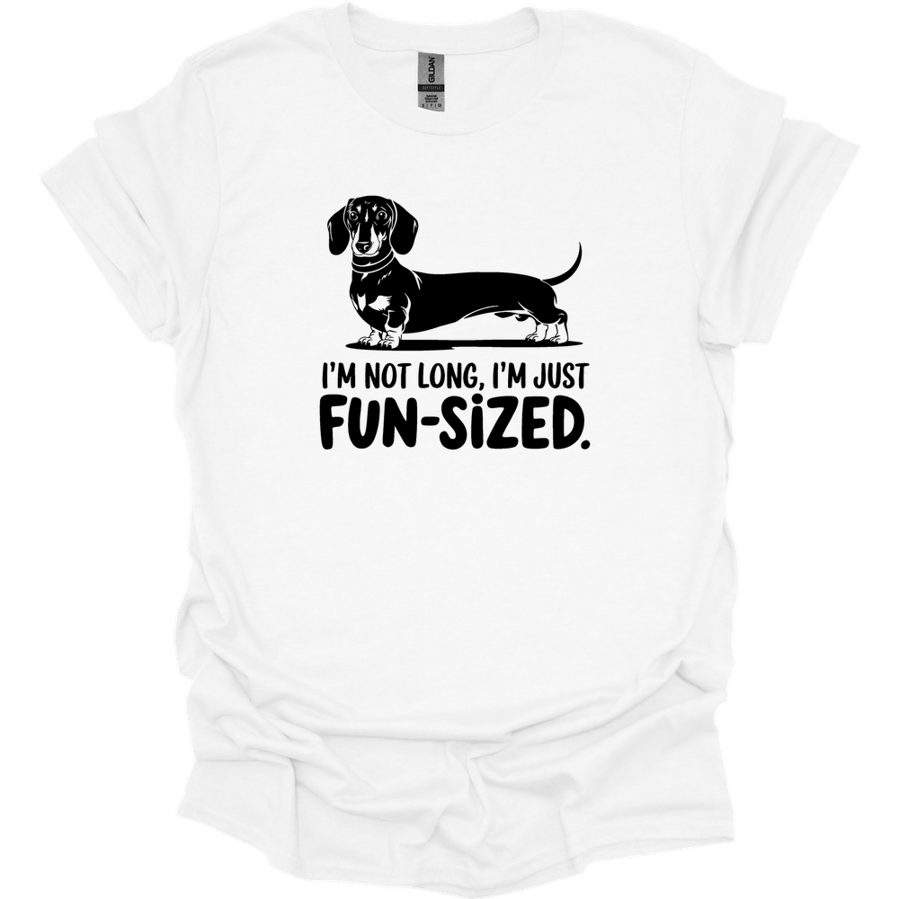 sassy dachshund 2 shirt white