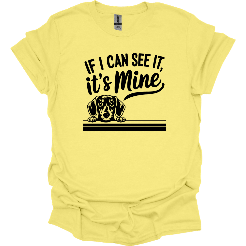 sassy dachshund 20 shirt cornsilk