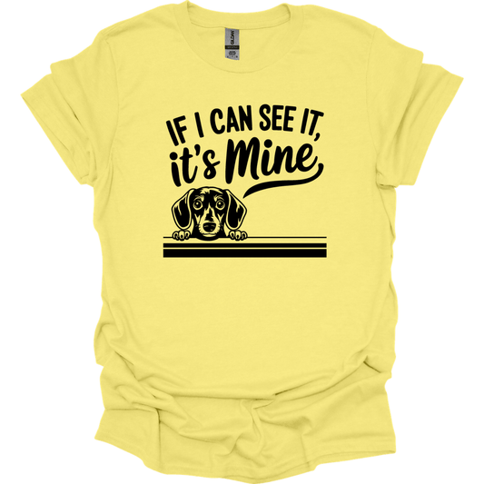 sassy dachshund 20 shirt cornsilk