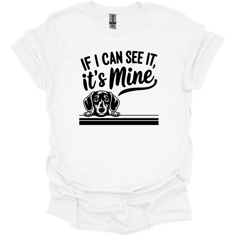 sassy dachshund 20 shirt white