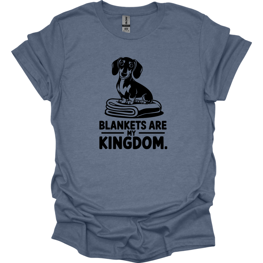 sassy dachshund 22 shirt heather indigo
