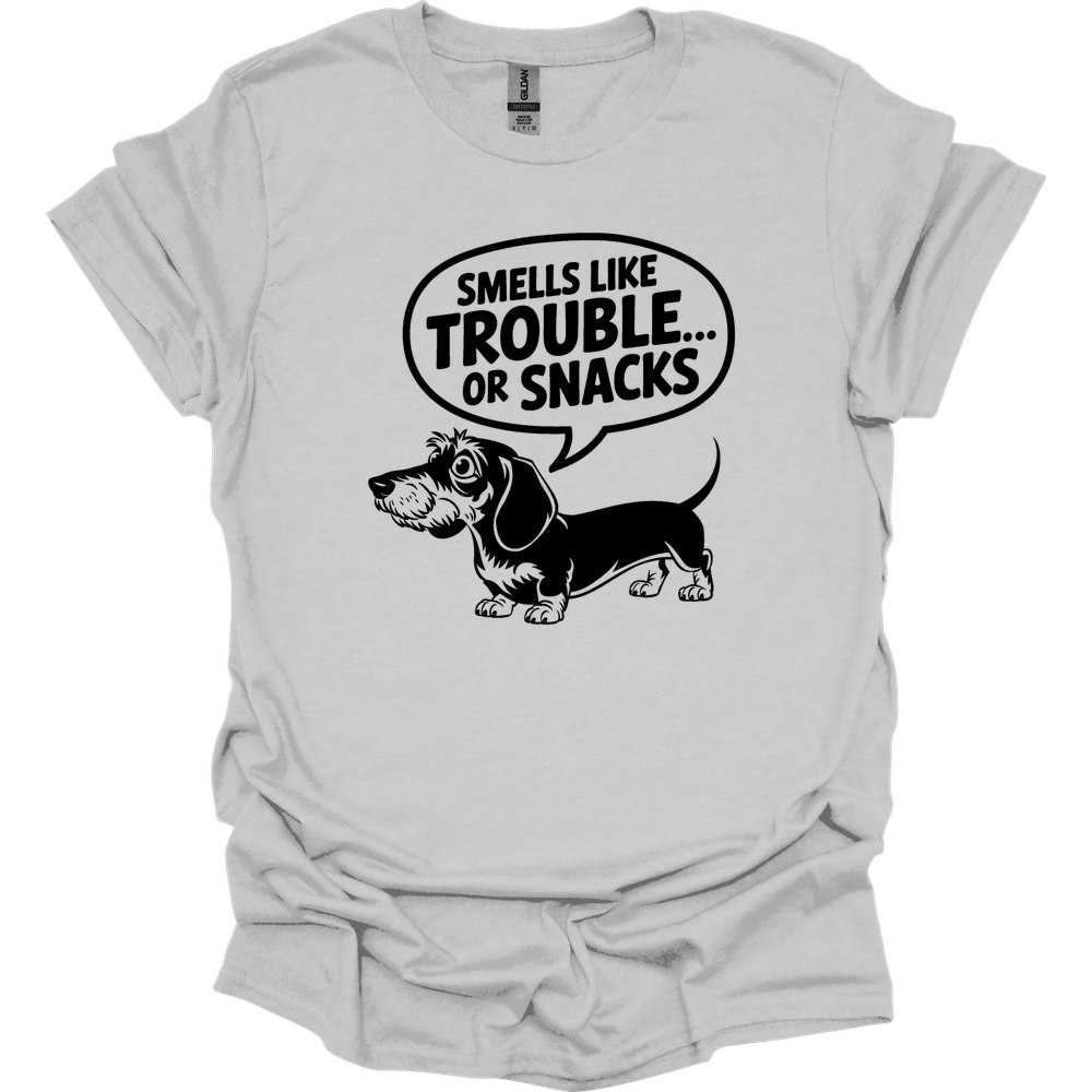 sassy dachshund 24 shirt ice grey