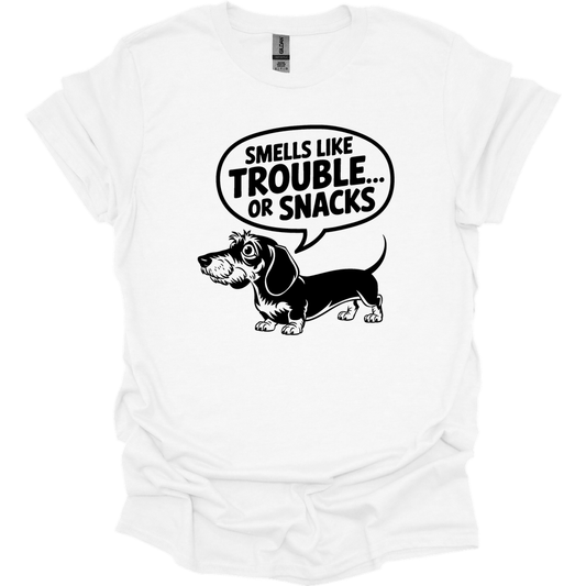 sassy dachshund 24 shirt white