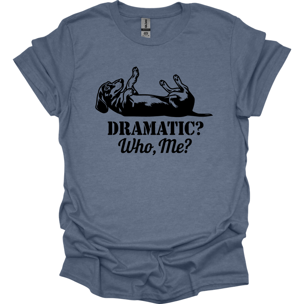 sassy dachshund 26 shirt heather indigo