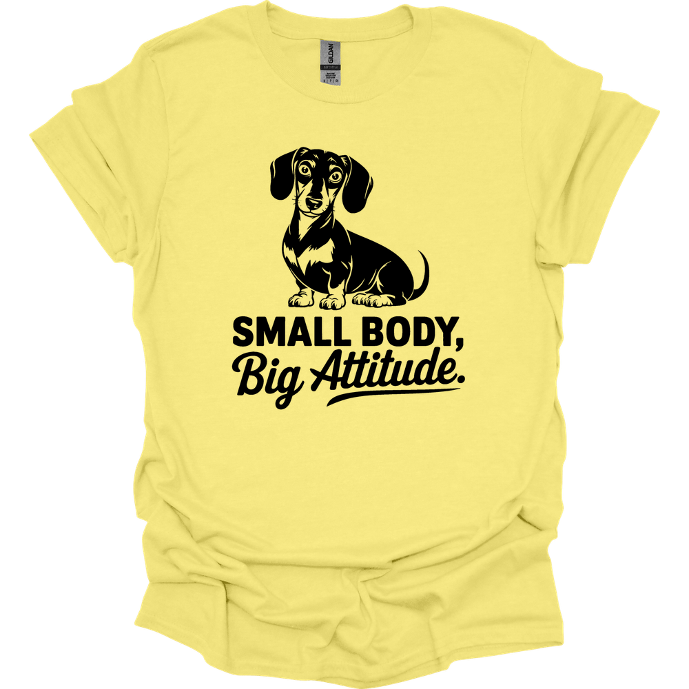 sassy dachshund 27 shirt cornsilk