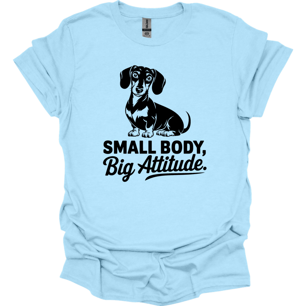 sassy dachshund 27 shirt light blue