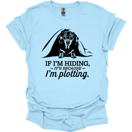 sassy dachshund 3 shirt light blue
