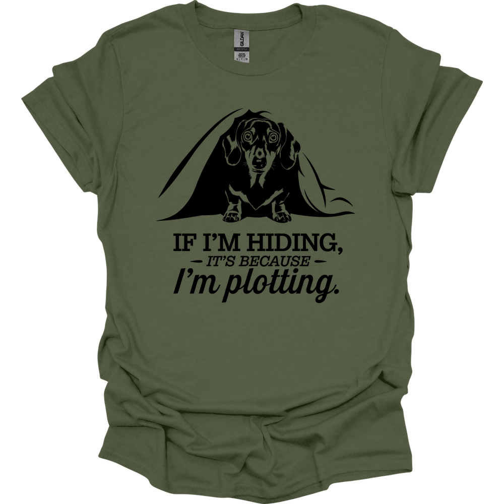 sassy dachshund 3 shirt military green