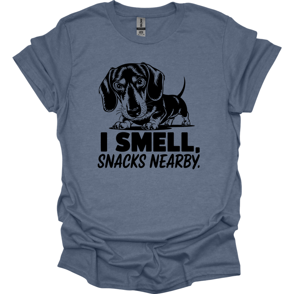 sassy dachshund 30 shirt heather indigo