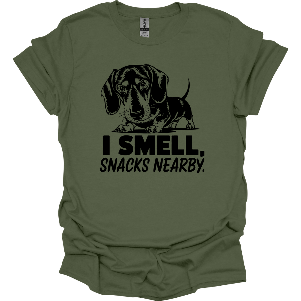 sassy dachshund 30 shirt military green