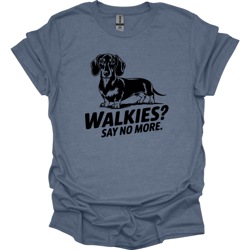 sassy dachshund 32 shirt heather indigo
