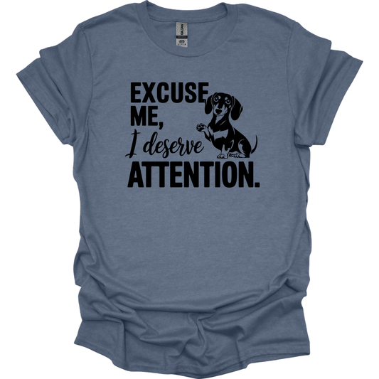 sassy dachshund 33 shirt heather indigo