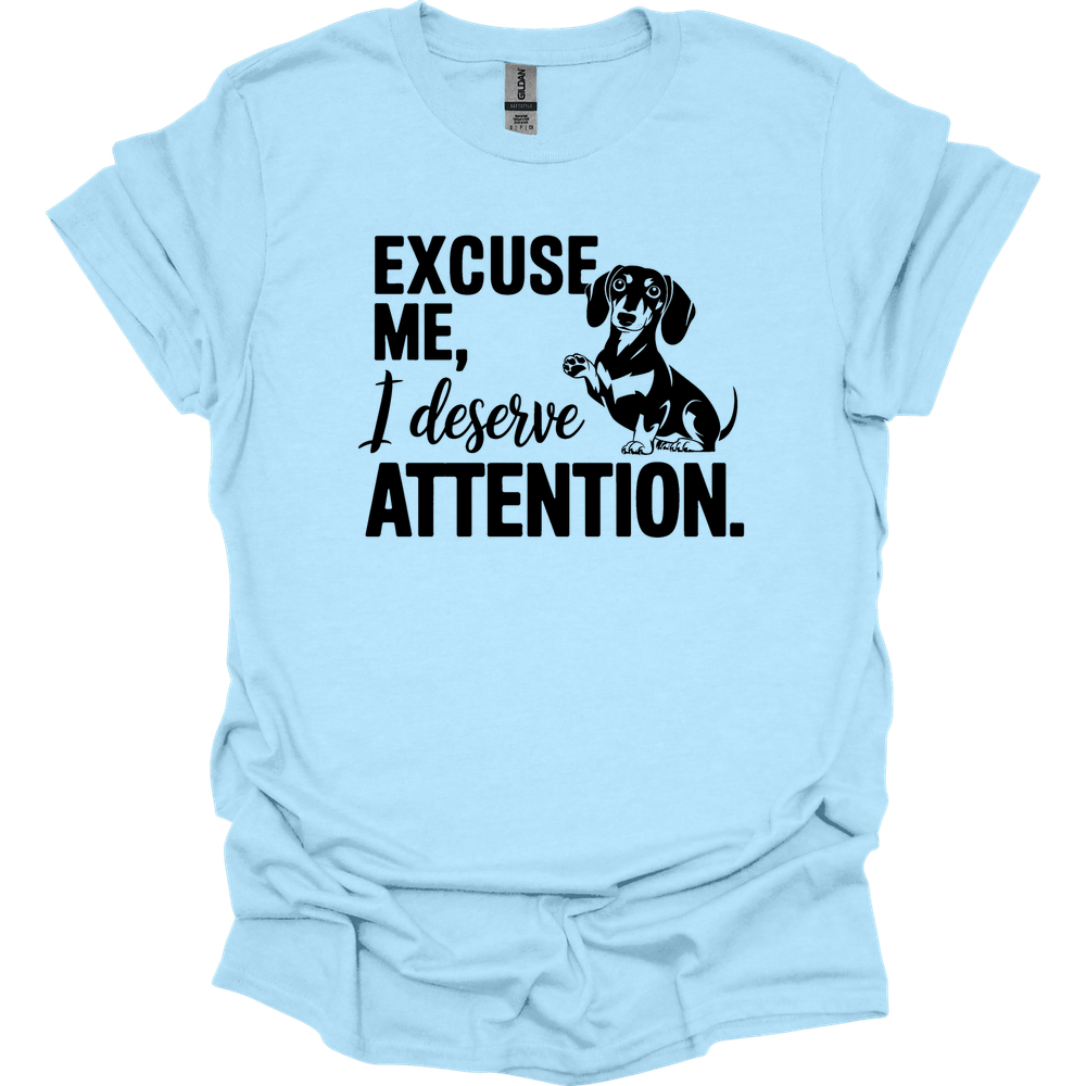 sassy dachshund 33 shirt light blue