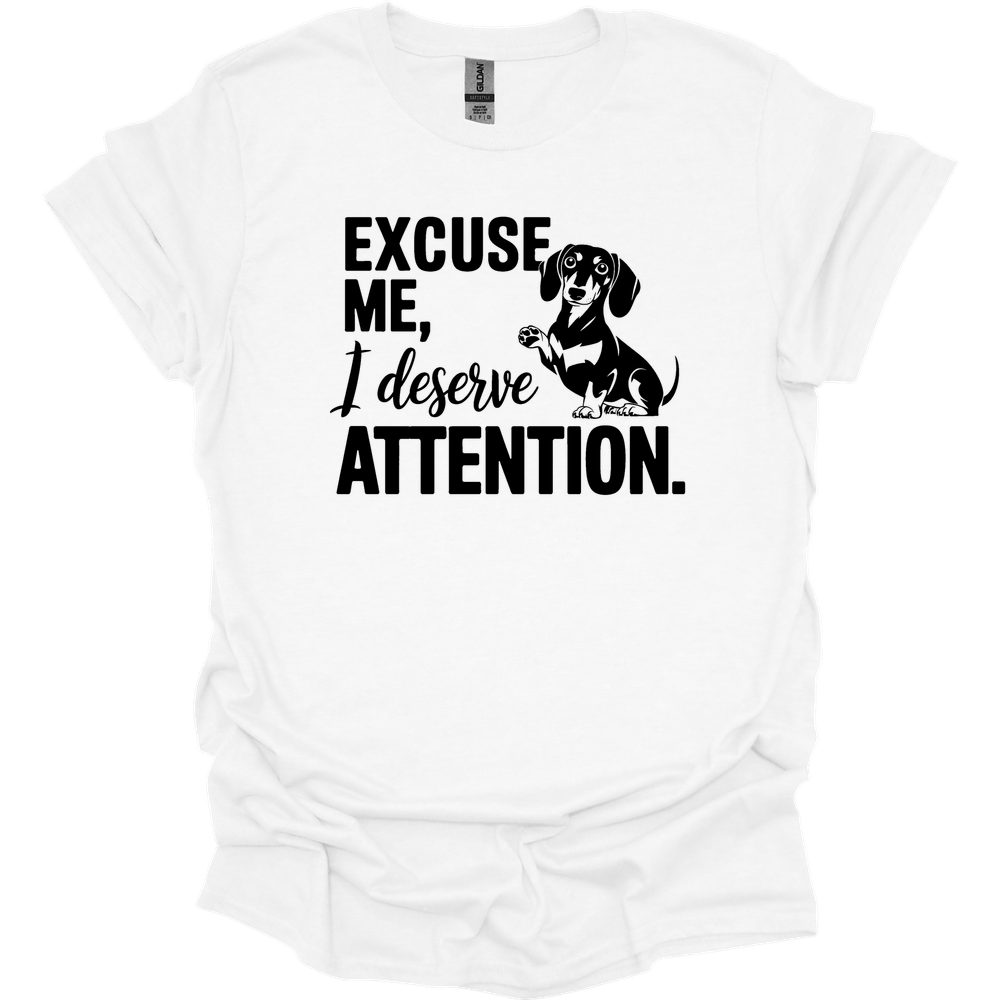sassy dachshund 33 shirt white