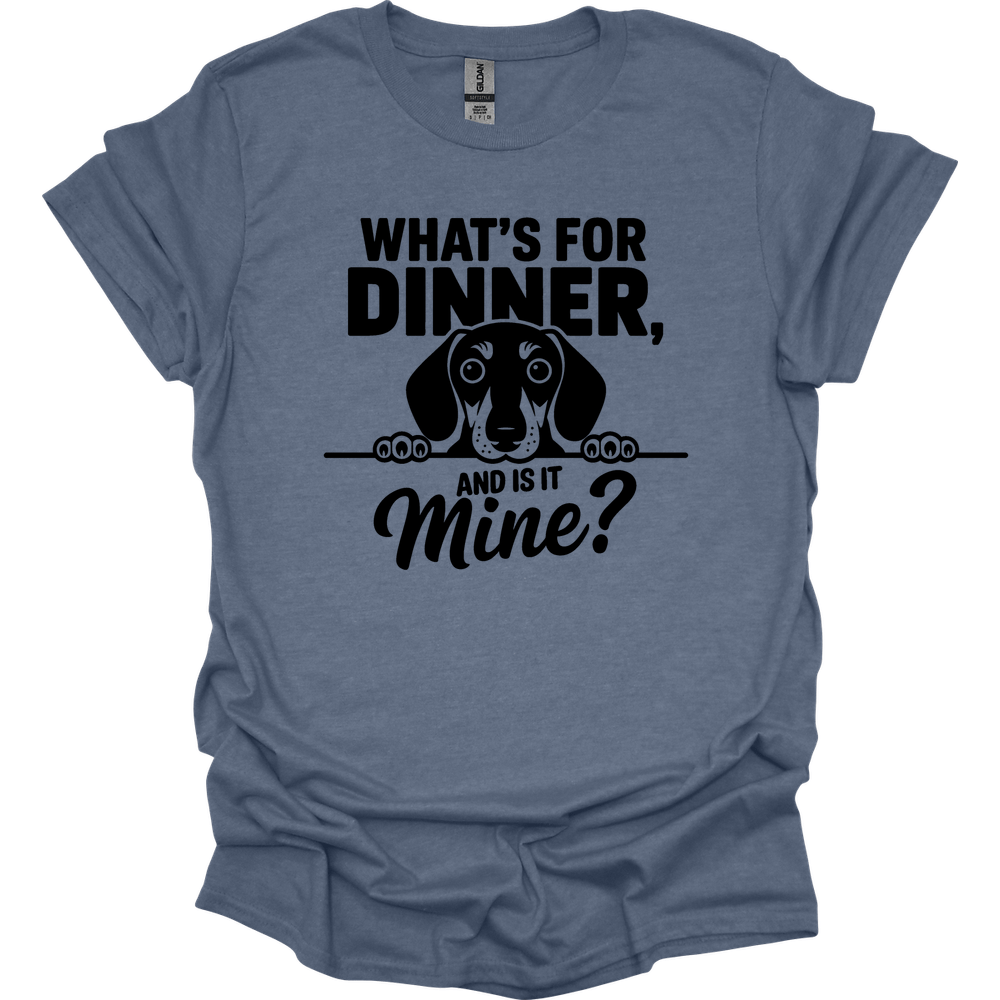 sassy dachshund 34 shirt heather indigo