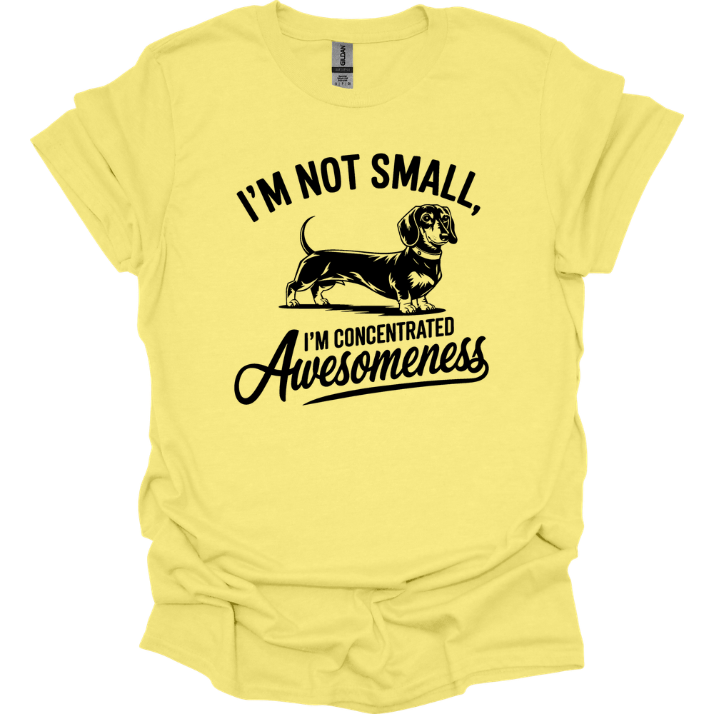 sassy dachshund 35 shirt cornsilk