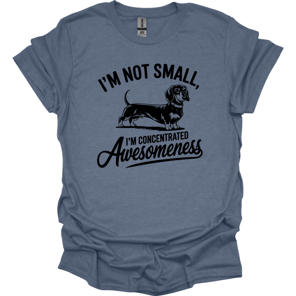 sassy dachshund 35 shirt heather indigo