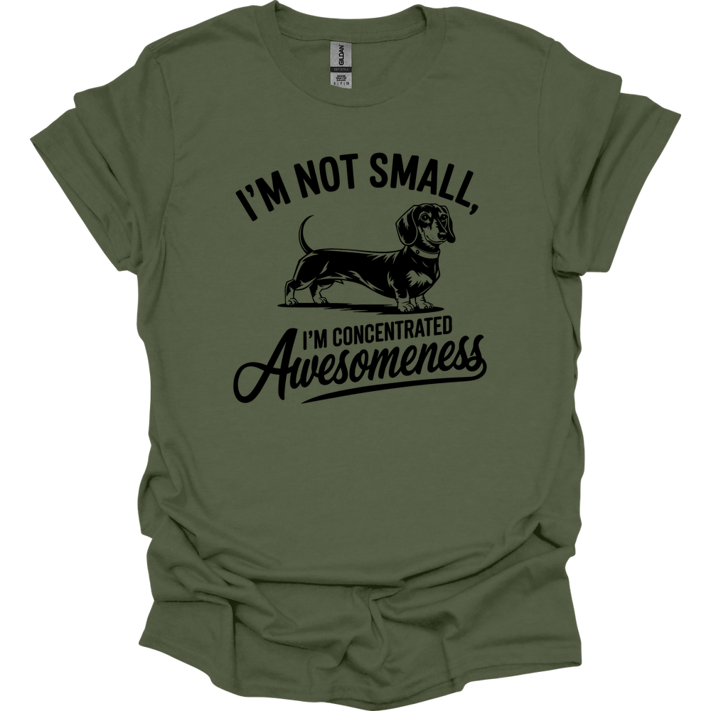 sassy dachshund 35 shirt military green