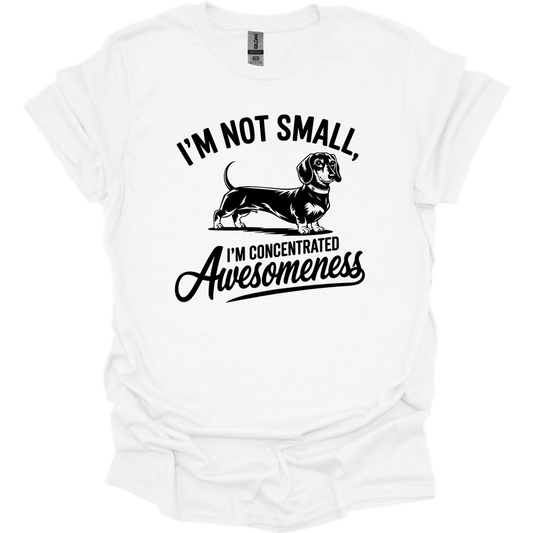 sassy dachshund 35 shirt white