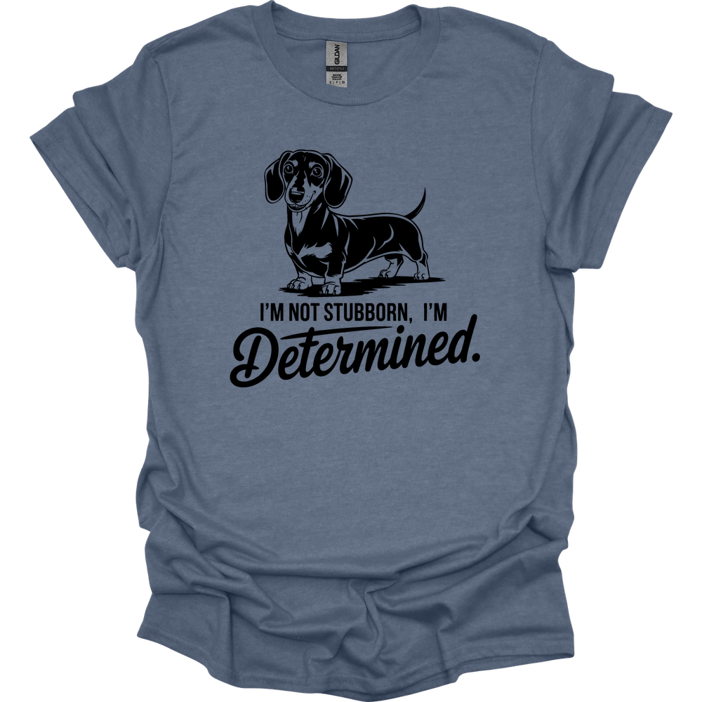 sassy dachshund 39 shirt heather indigo