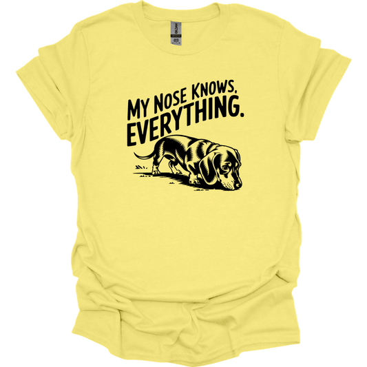 sassy dachshund 4 shirt cornsilk