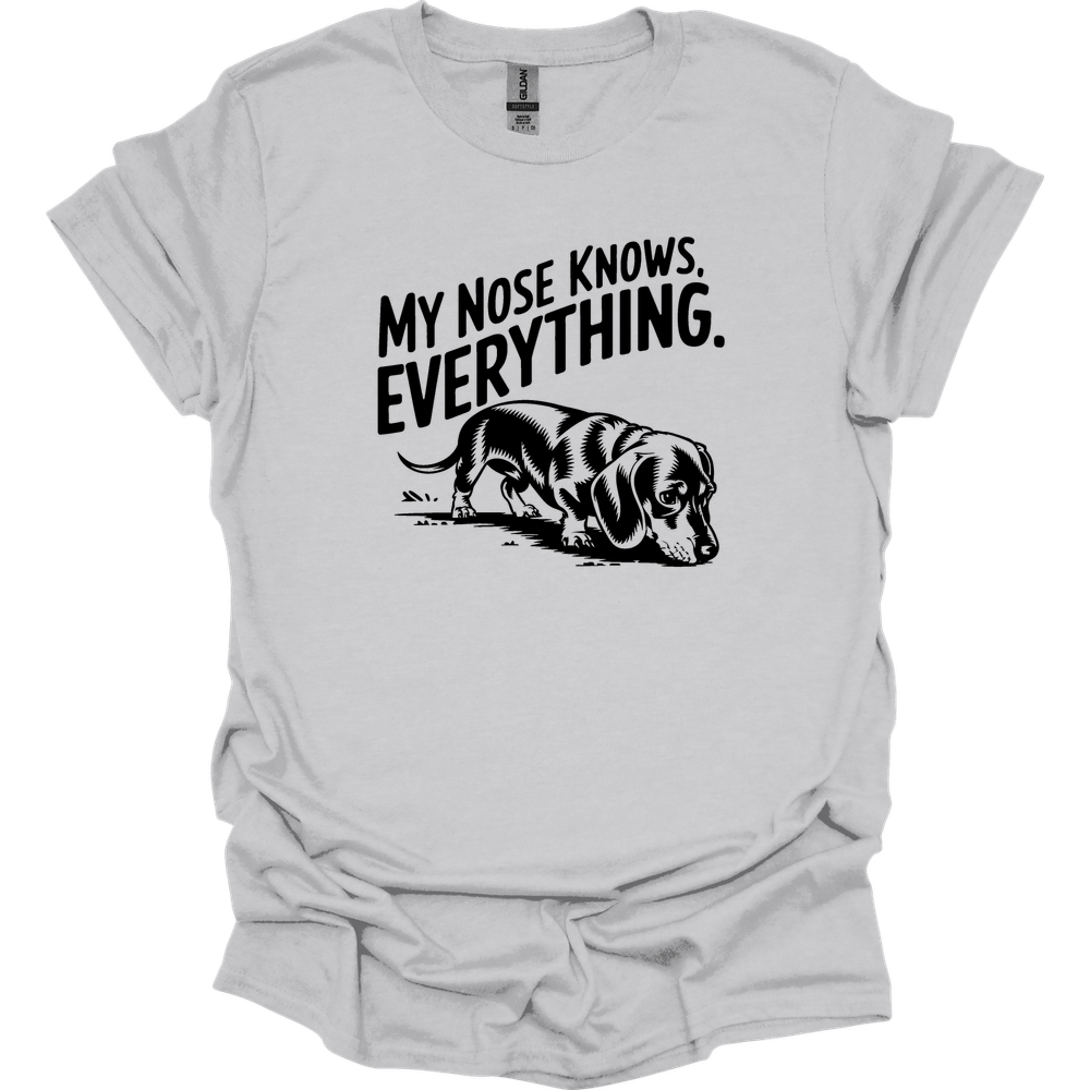 sassy dachshund 4 shirt ice grey