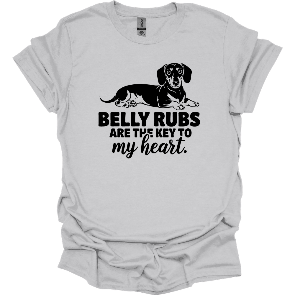 sassy dachshund 40 shirt ice grey