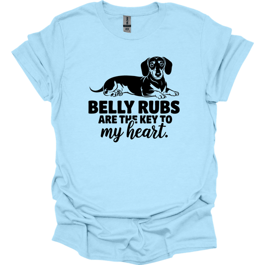 sassy dachshund 40 shirt light blue