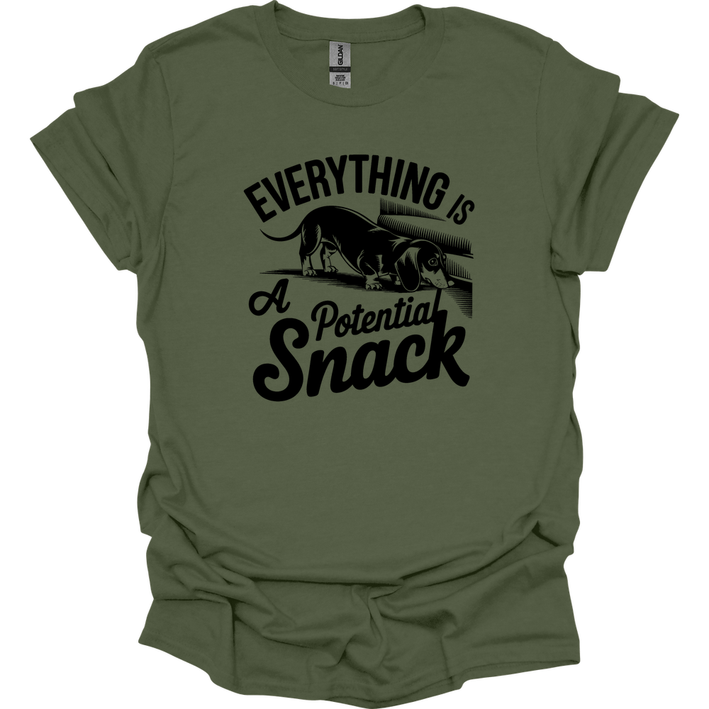 sassy dachshund 49 shirt military green